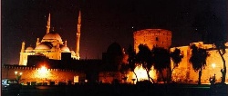 Islamic Egypt - The Citadel at night