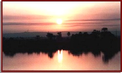 Sunset on the Nile